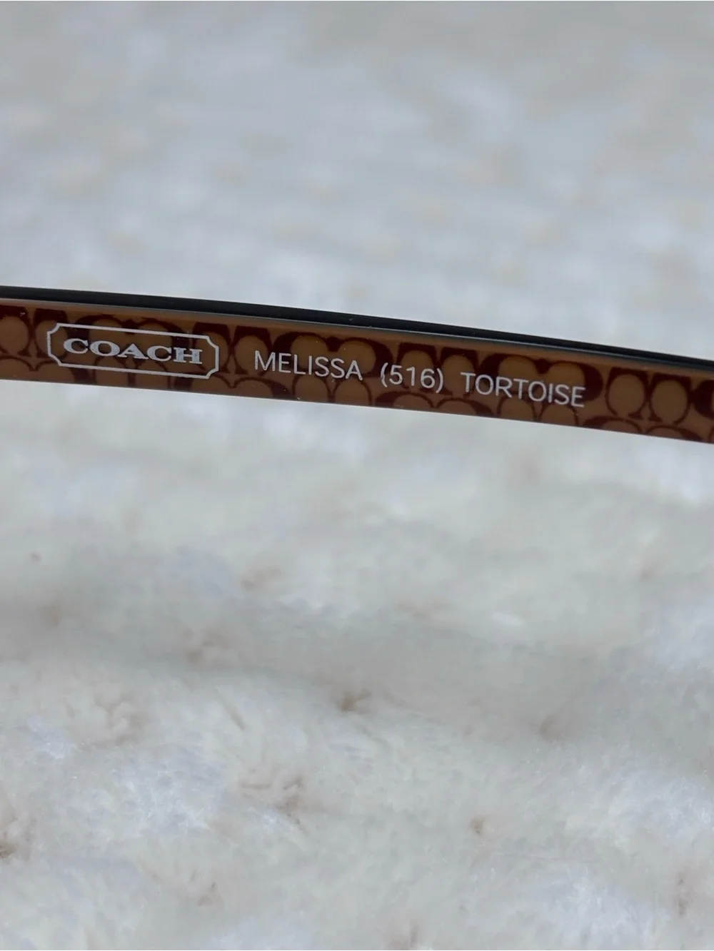 Coach Melissa (516) Tortoise Oval Eyeglasses w/Rx Lenses, Coach Case Included